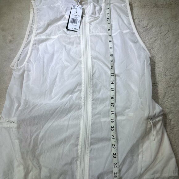 Adidas Men's large HIIT Training Ultralight IS3702 White spark vest running NEW - Picture 14 of 14